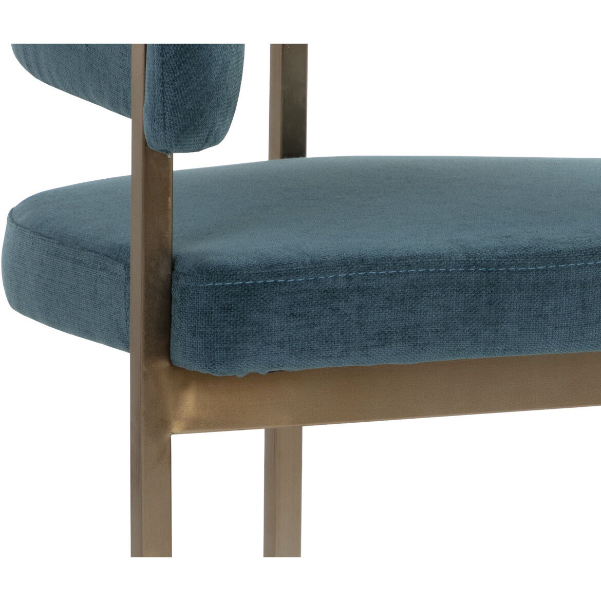 Marris Gold / Danny Teal Dining Armchair